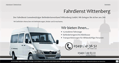 Desktop Screenshot of fahrdienstwb.de